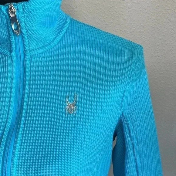 Spyder Women’s Core Sweater Full Zip Riviera Medium - Picture 7 of 16